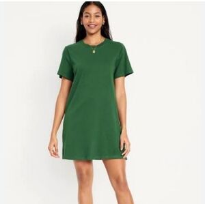 *NEW* Old Navy Forest Green Mini T Shirt Dress Size Large